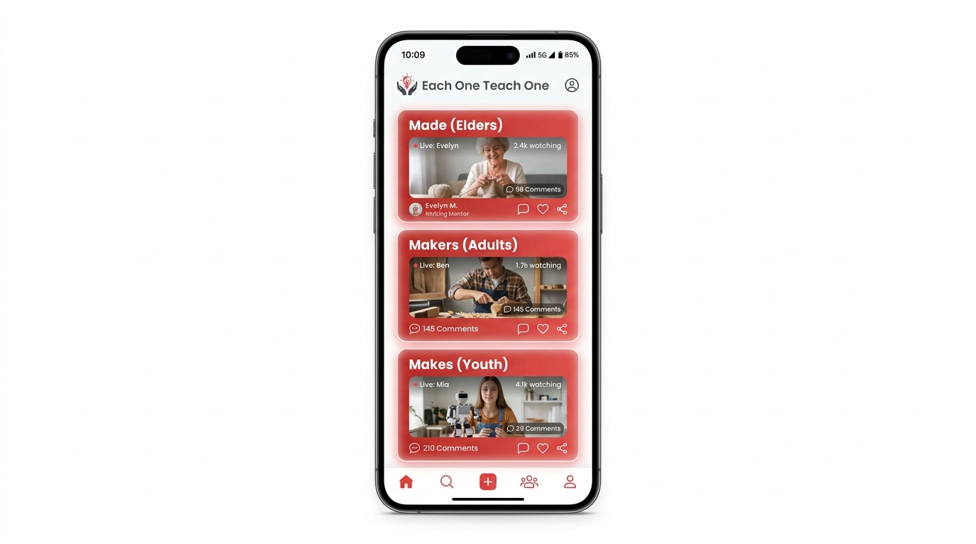 Red Border Video Chat